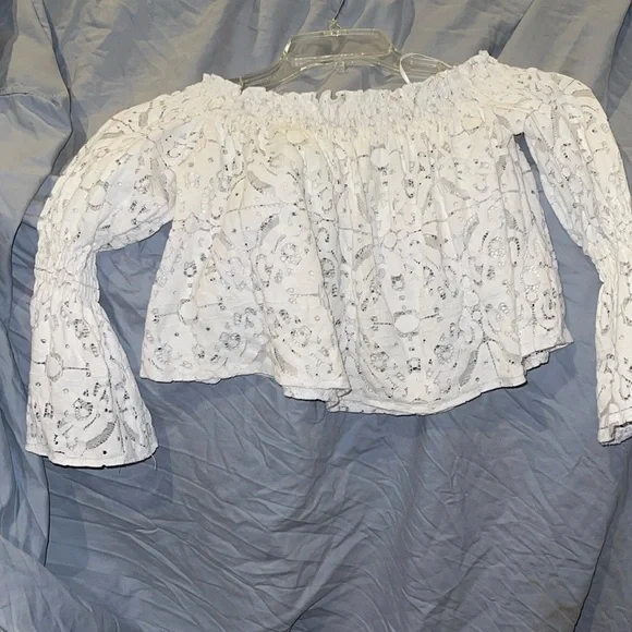 Bundle sale White lace Zara crop top size small - Picture 2 of 12